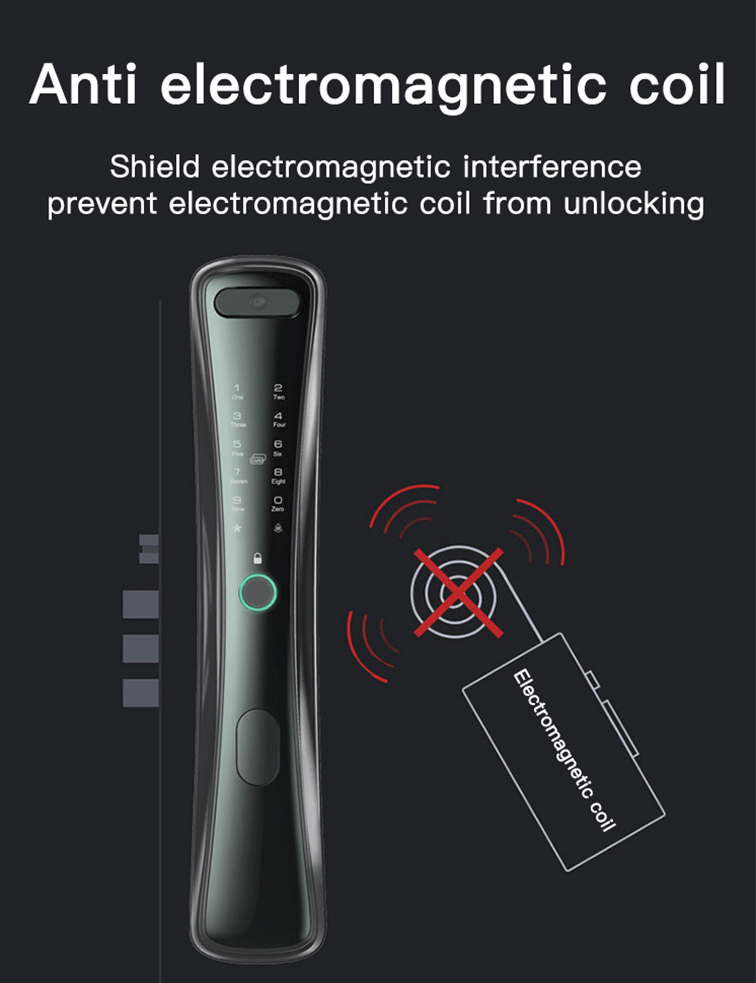 Fechadura Biométrica Digital Automatizada por WIFI com acesso remoto S889 Imagem 12