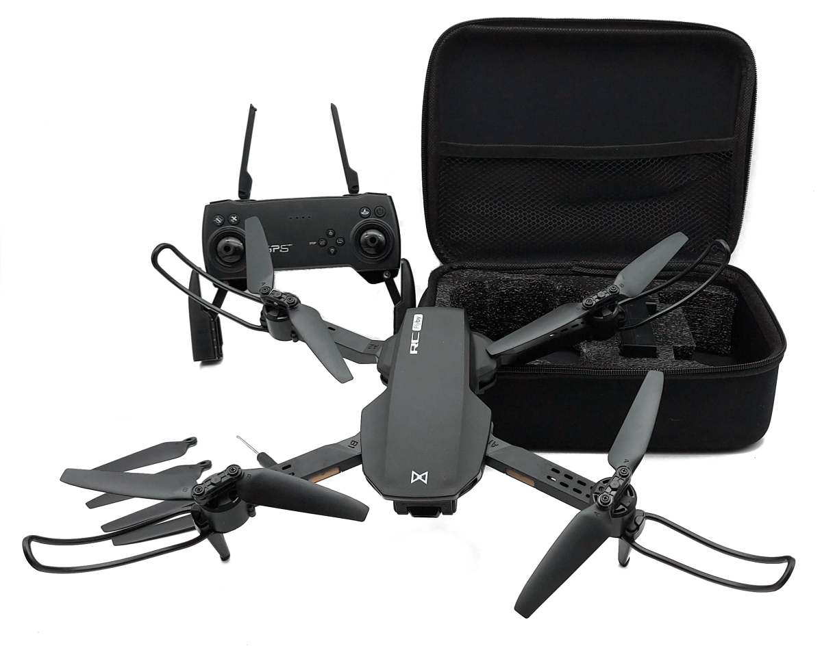 Drone com câmera dupla uma 4K e outra 1080p  top view, GPS, função siga-me Imagem 5