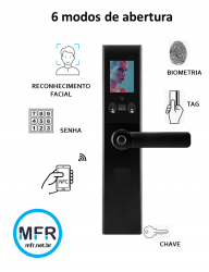 Fechadura Biométrica Facial FR3, Senhas e Tags